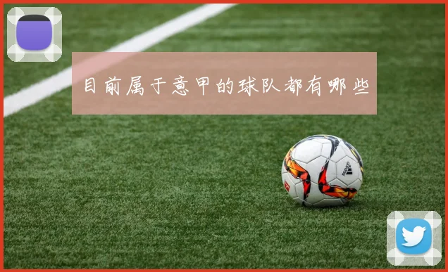 目前属于意甲的球队都有哪些